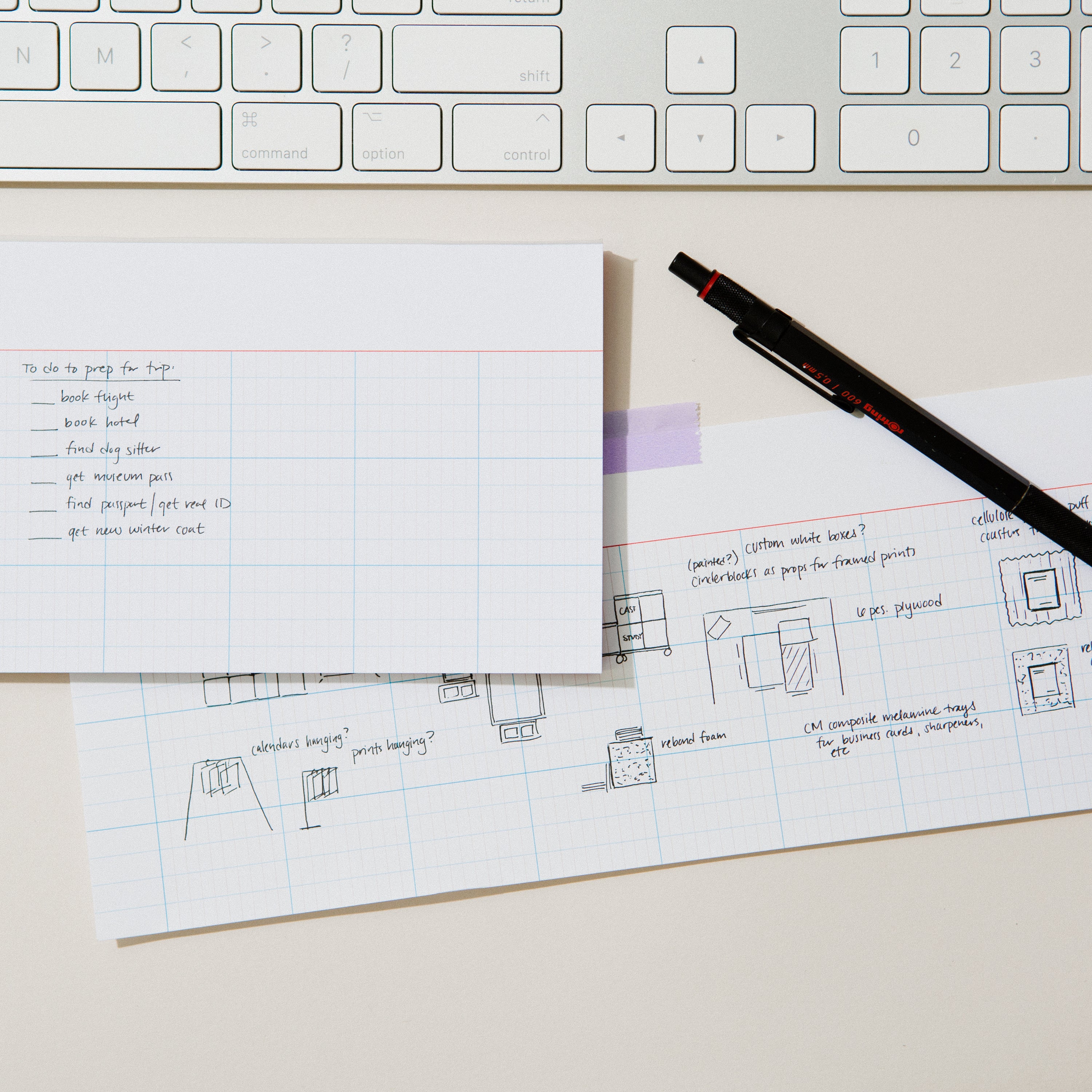 Keyboard Desk Notepad