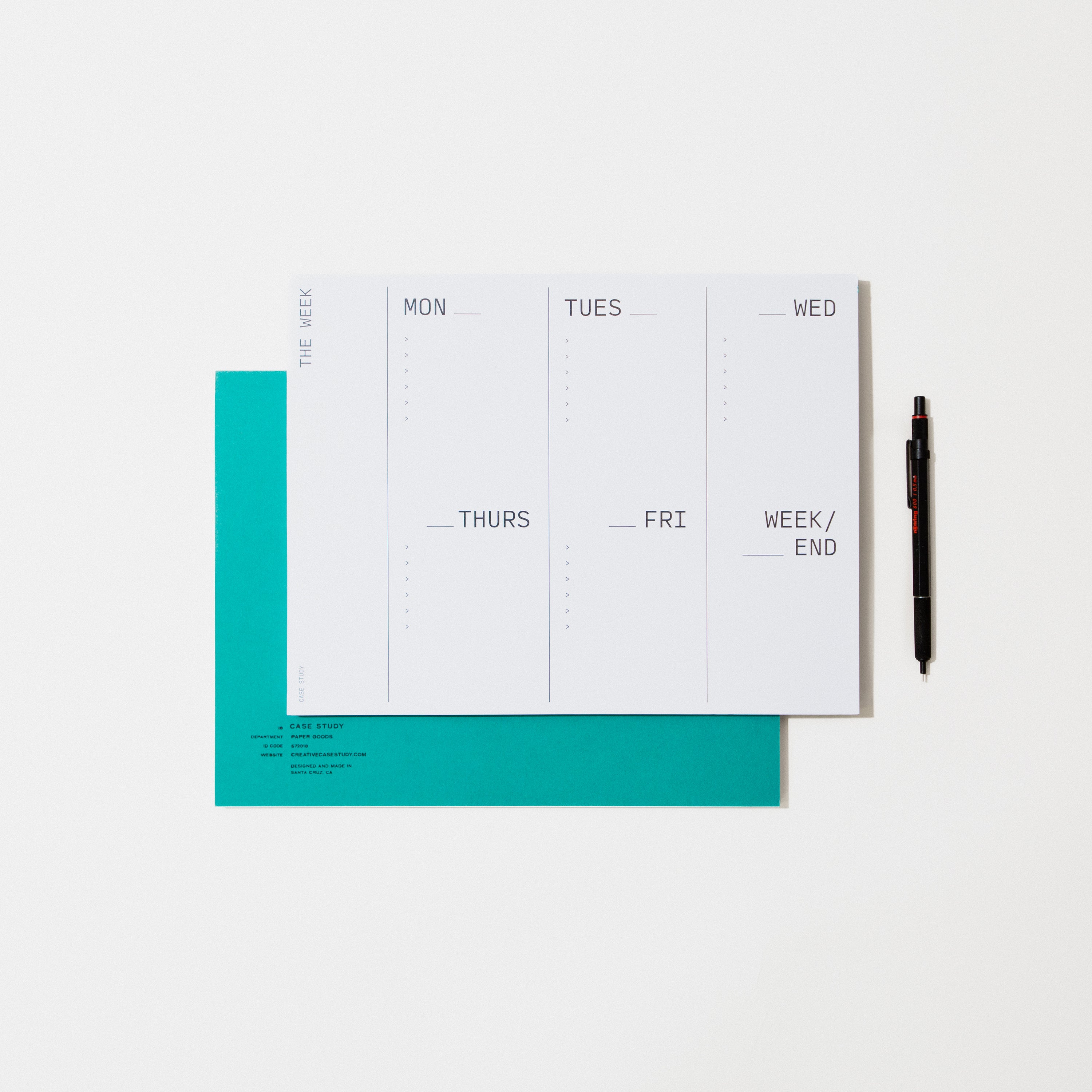 Large Weekly Desk Planner