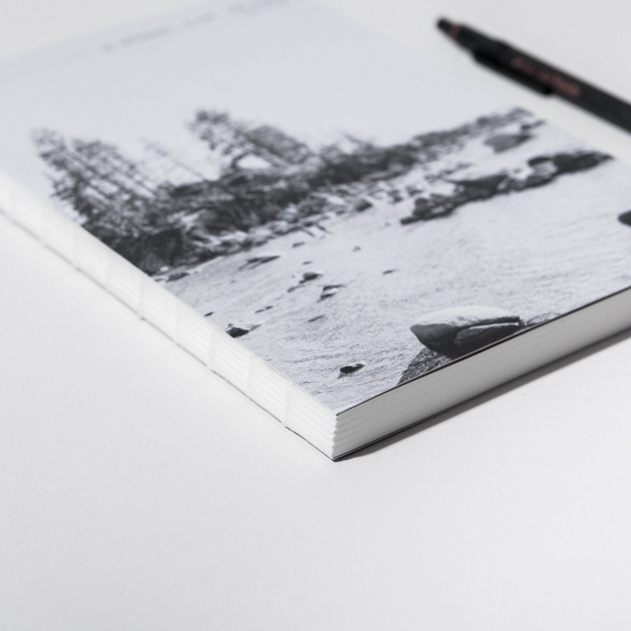 Scenic Layflat Notebook - Alpine Lake - Case Study