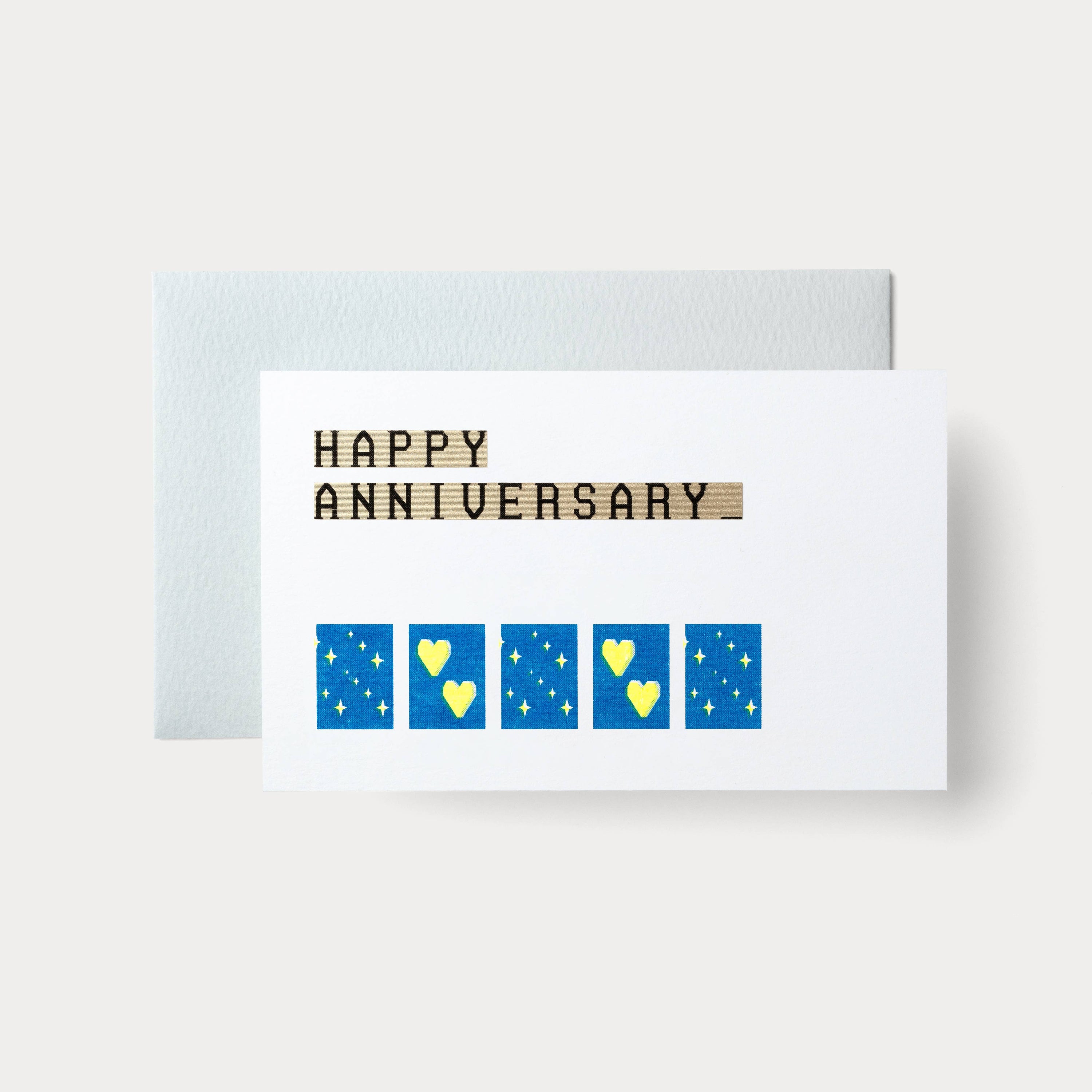 Happy Anniversary | Risograph Card