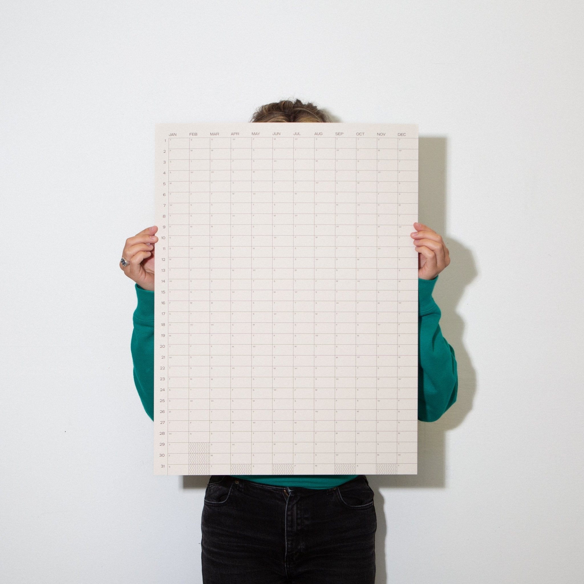 2026 Yearly Wall Calendar - Case Study