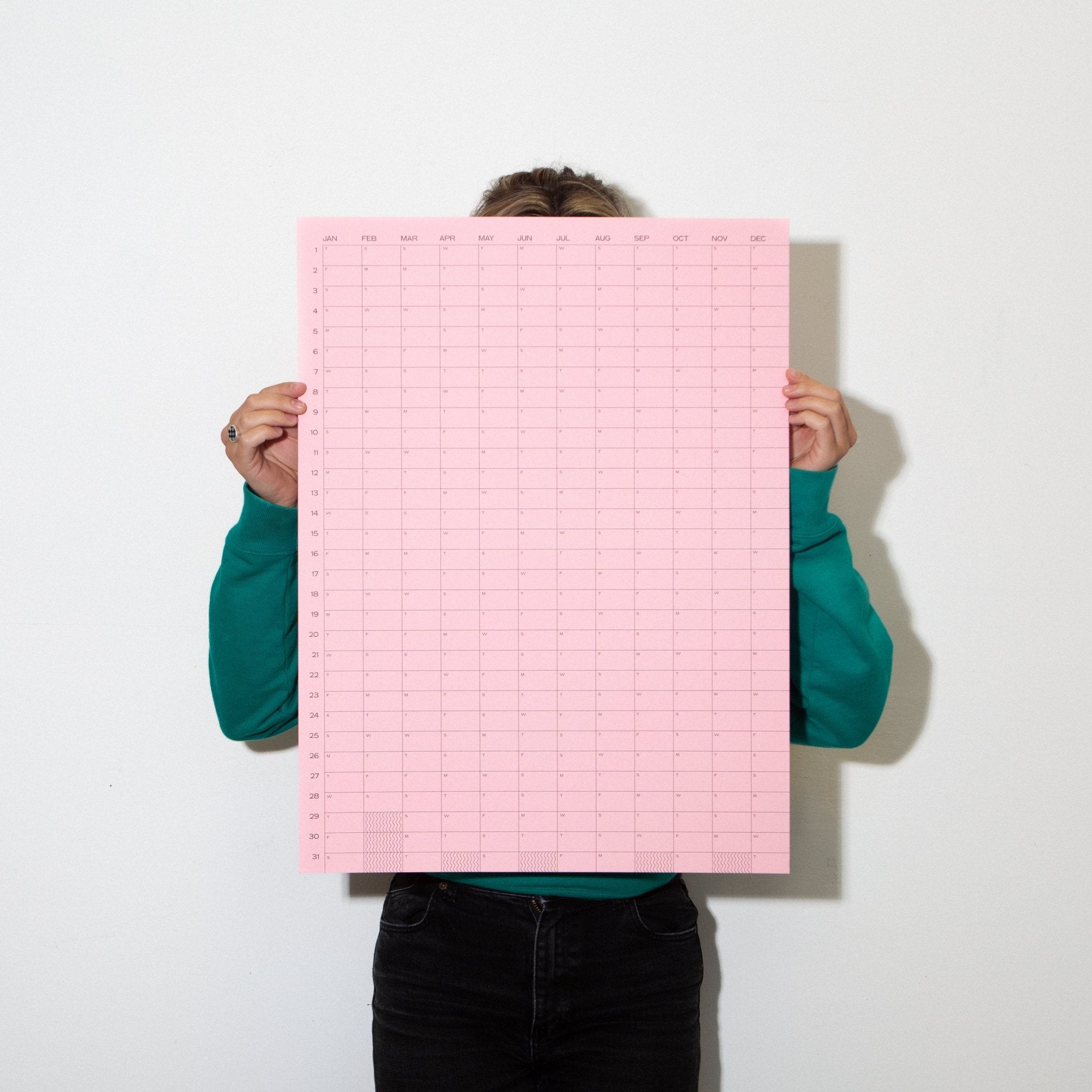 2026 Yearly Wall Calendar - Case Study