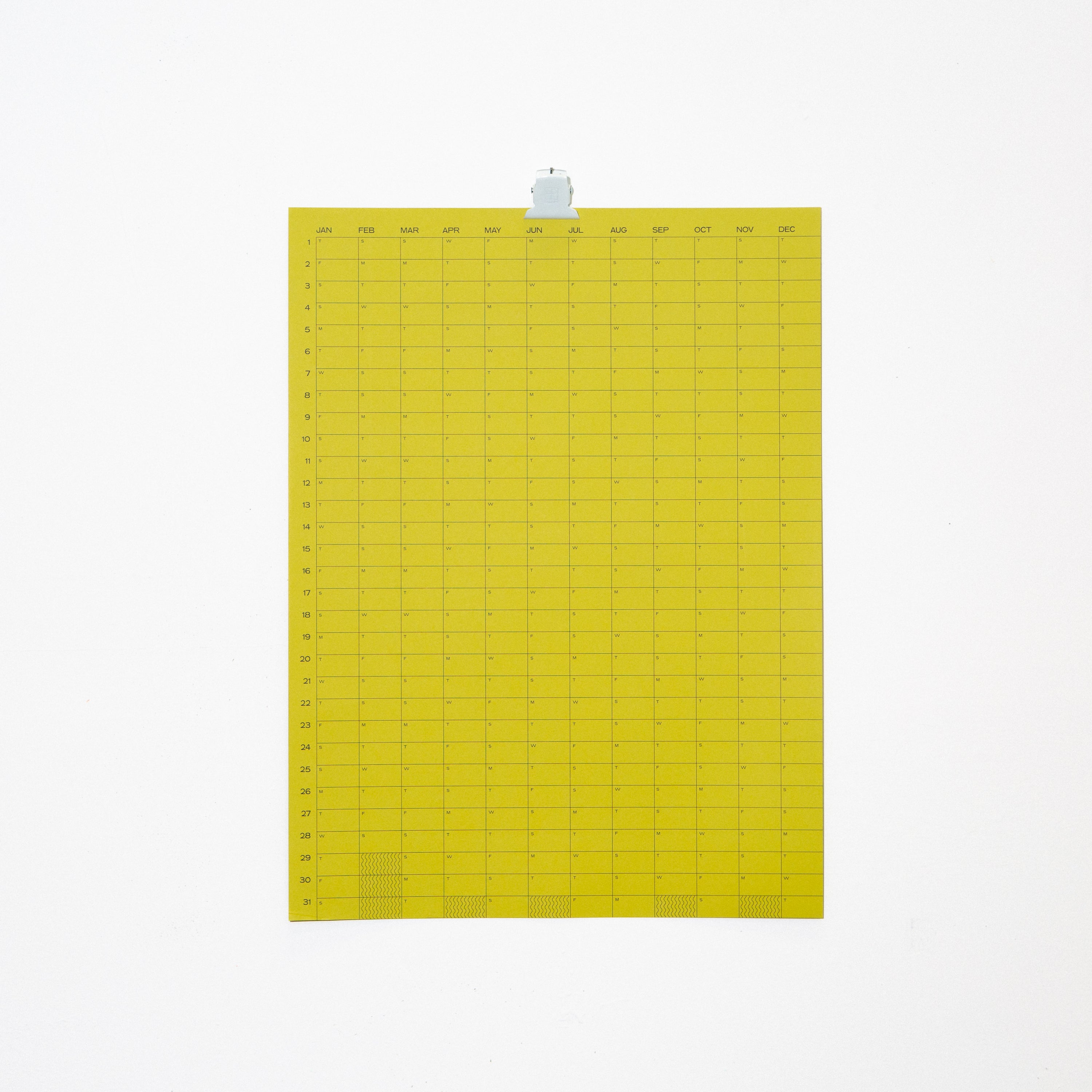 2026 Yearly Wall Calendar
