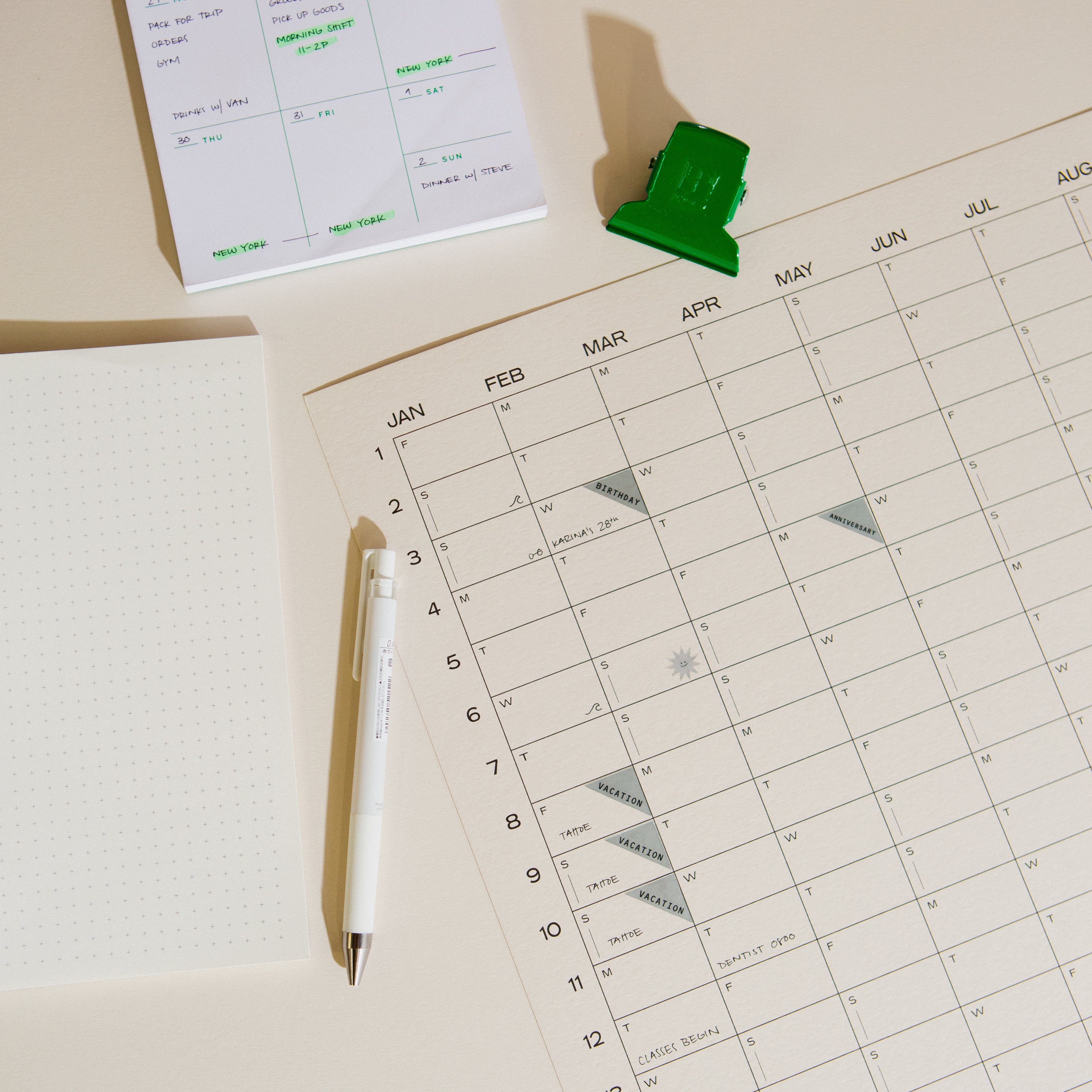 2027 Yearly Wall Calendar | Clay – Case Study