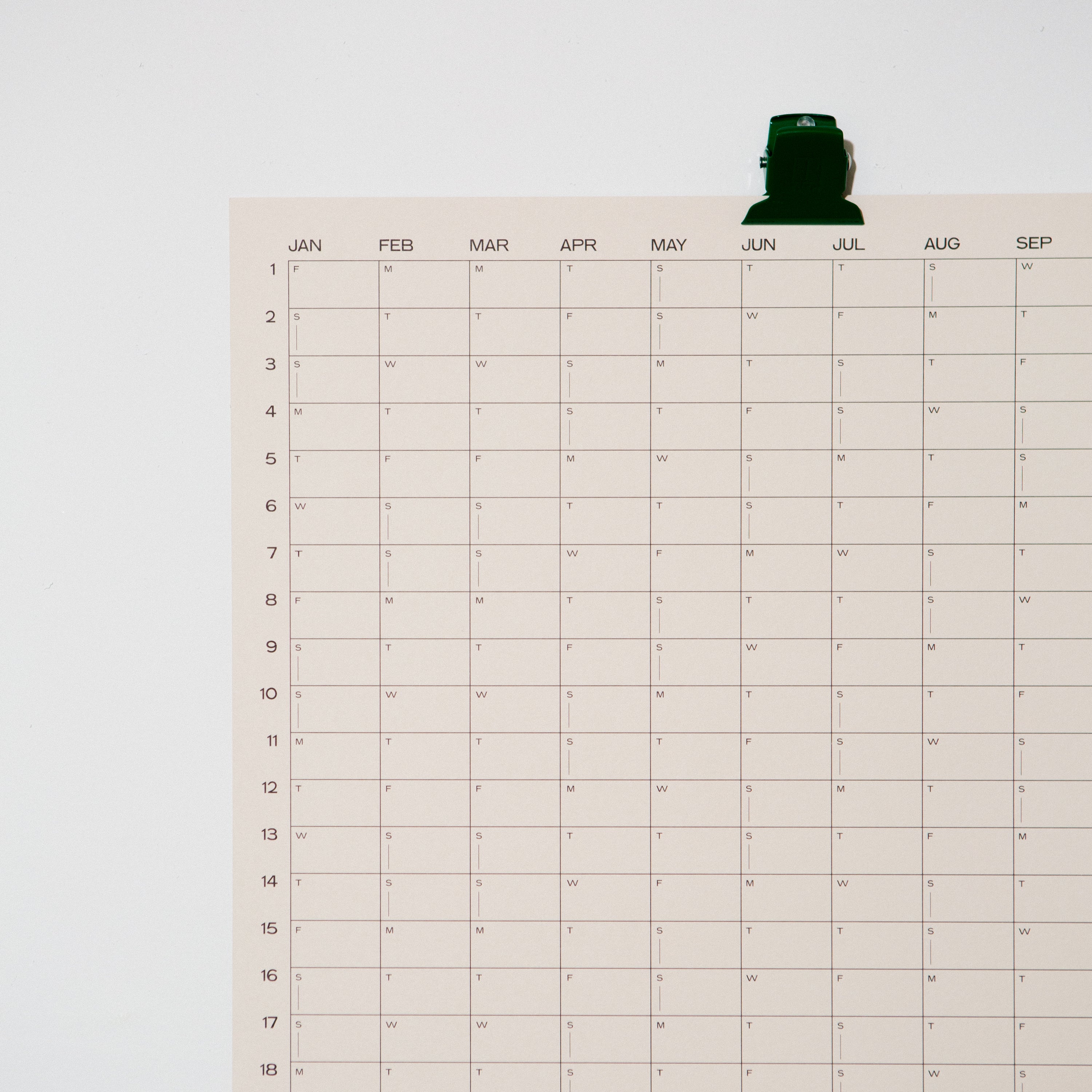 2027 Yearly Wall Calendar | Clay