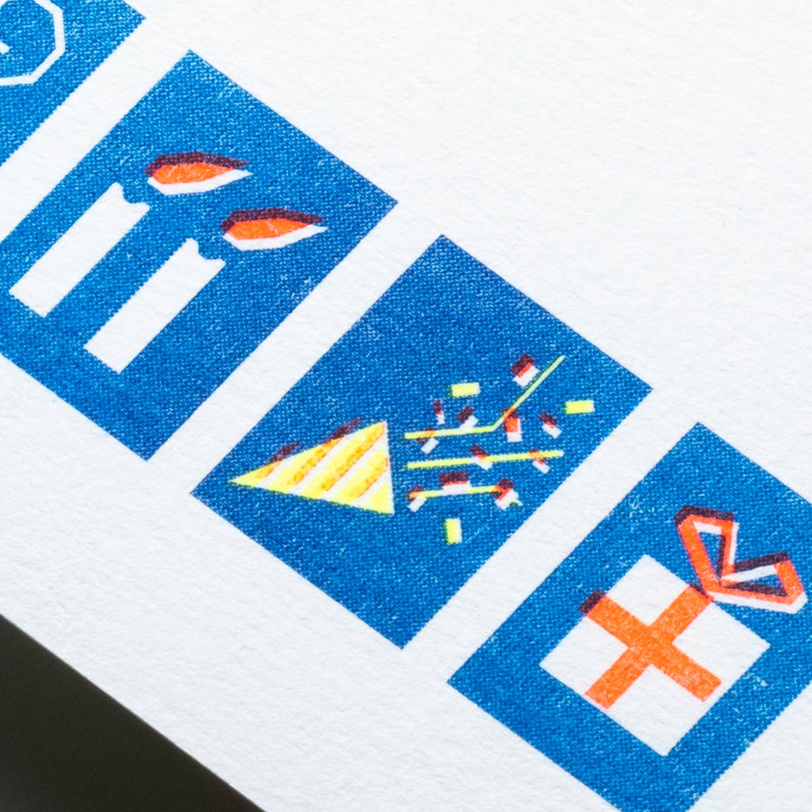 Happy Birthday To You | Risograph Card