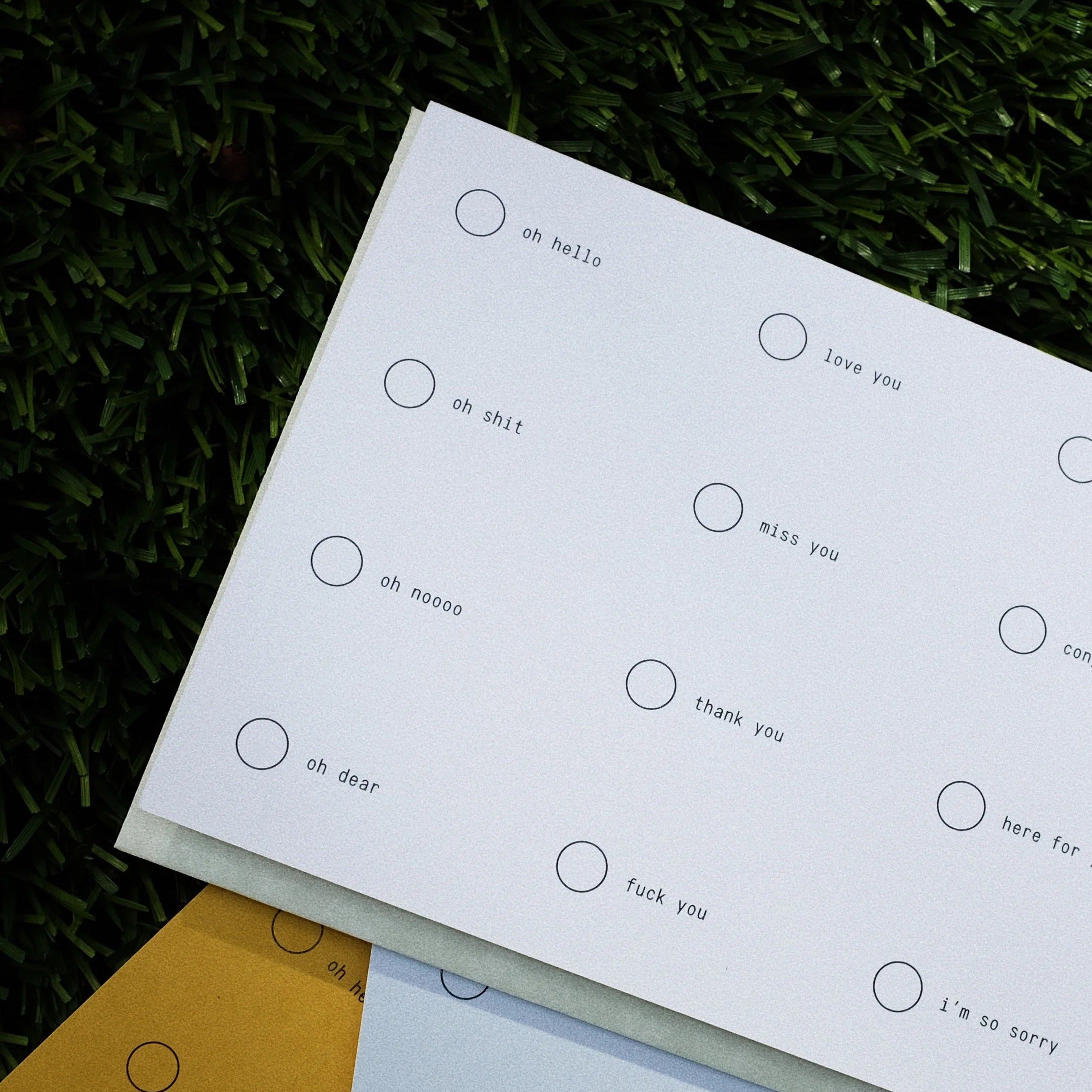 Dealer's Choice Card