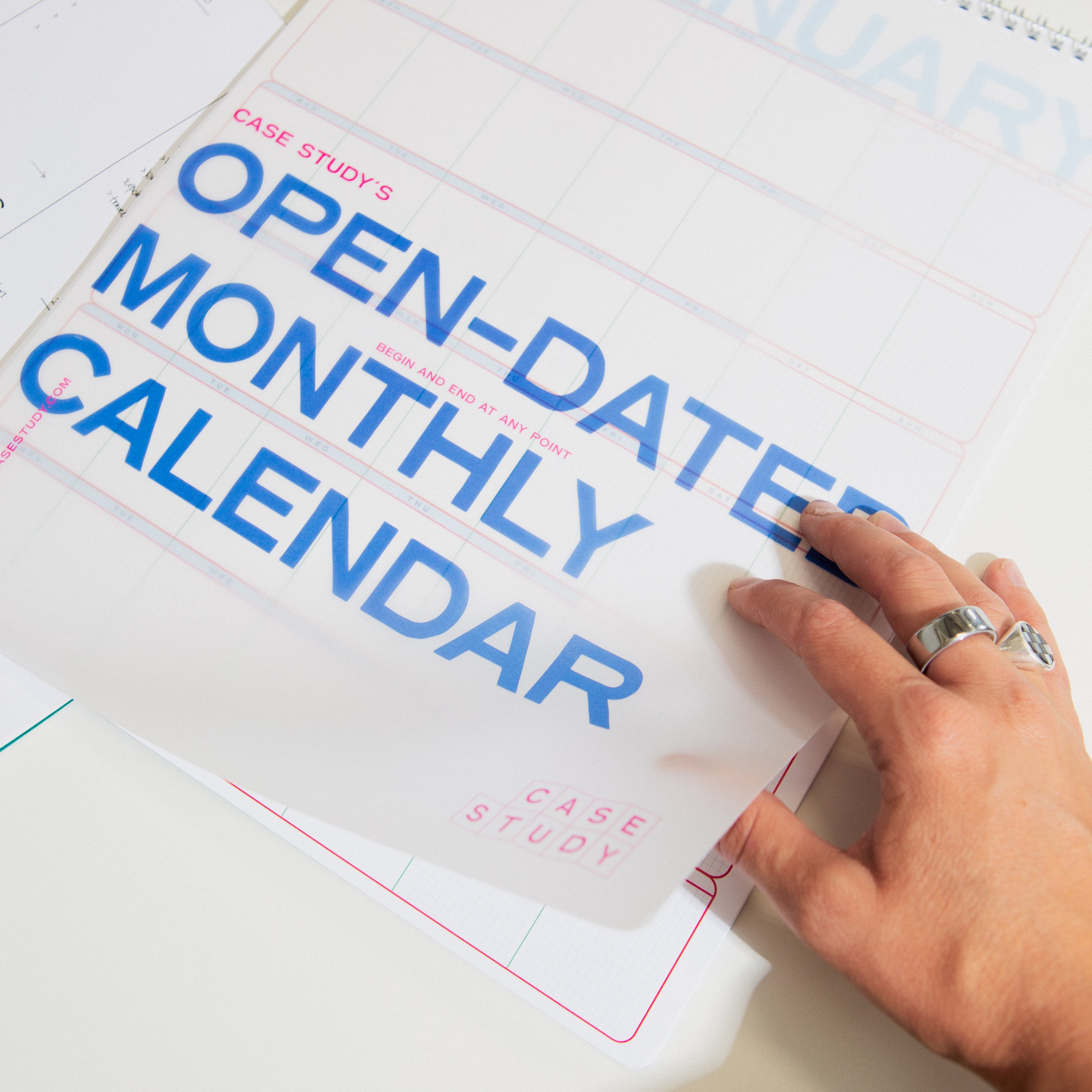 RGB Monthly Wall Calendar