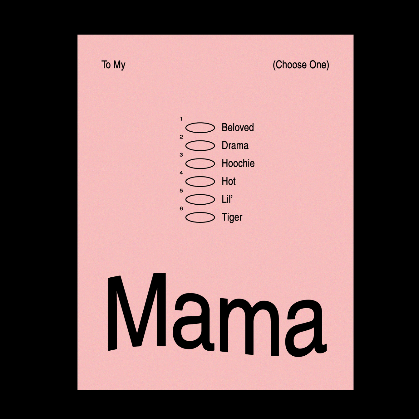 Mama Card
