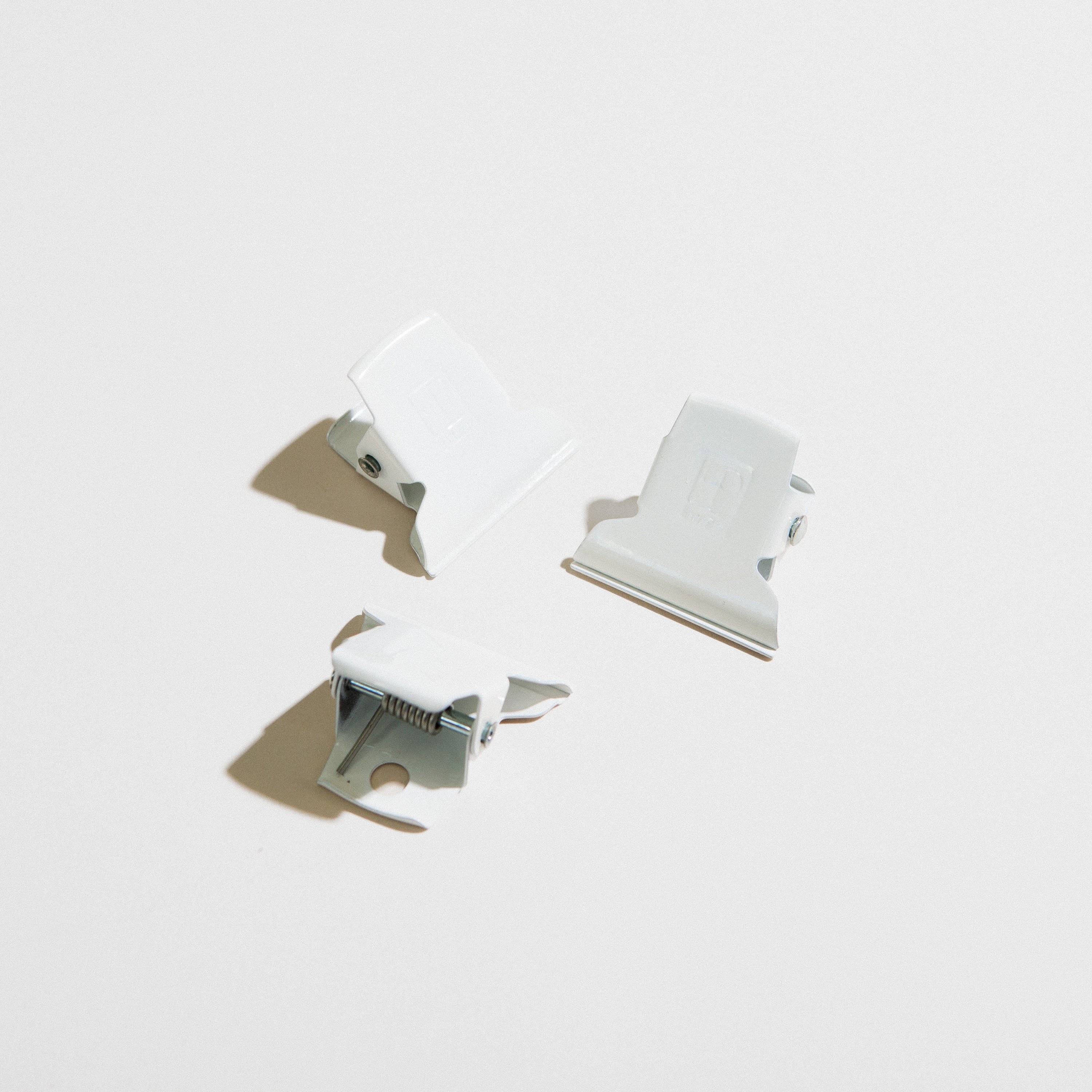 Metal Stationery Clip - White