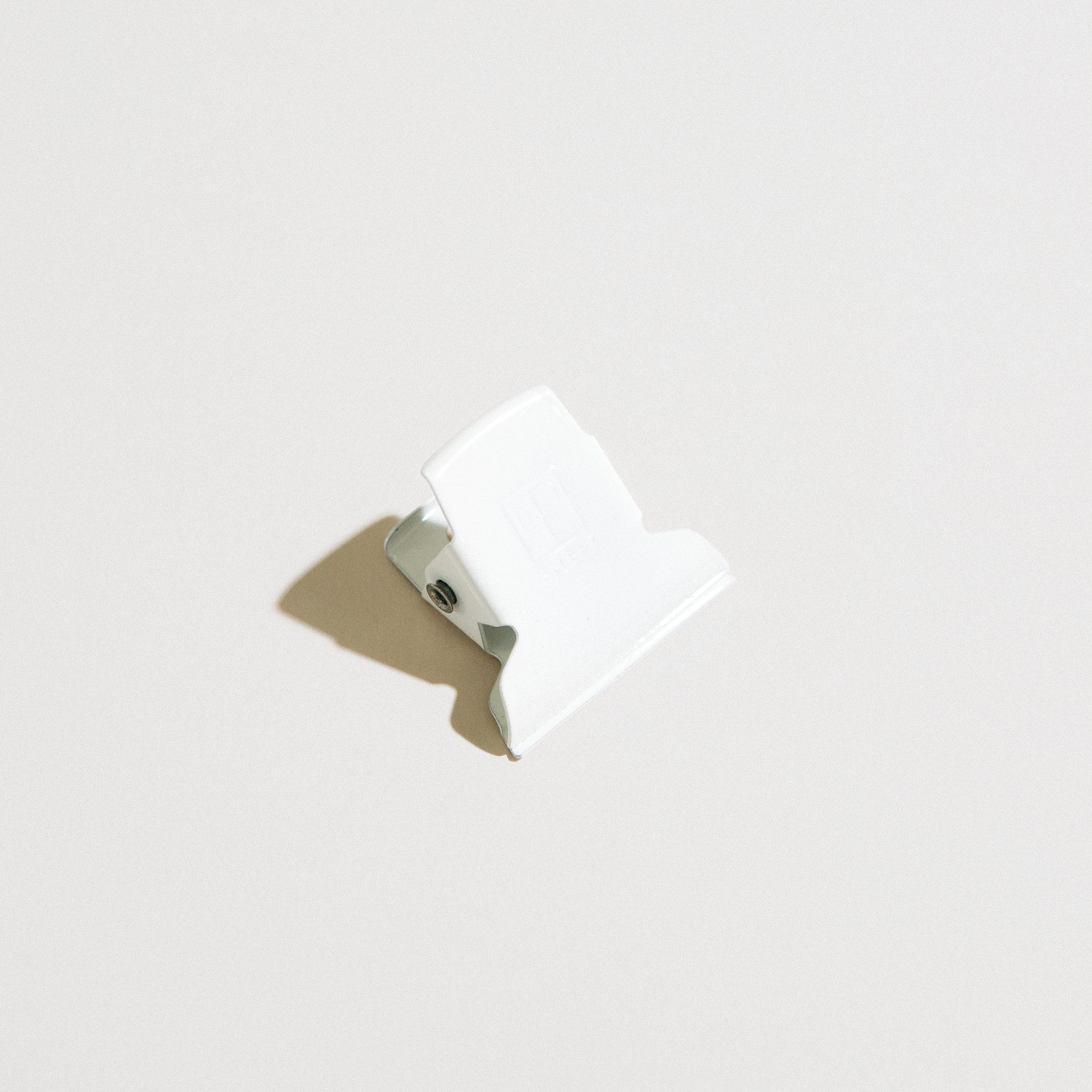 Metal Stationery Clip - White