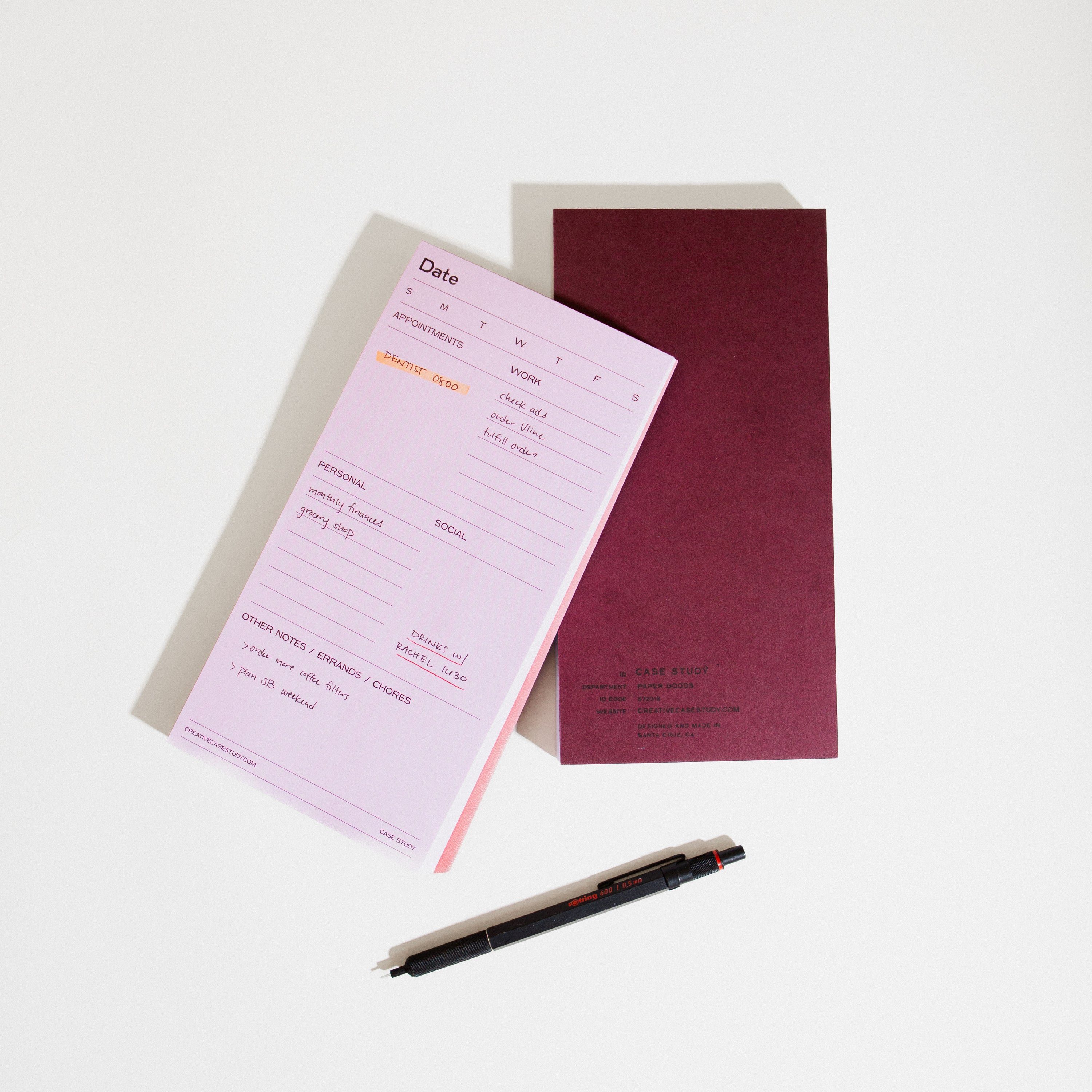 Daily Task Pad - Two Tone