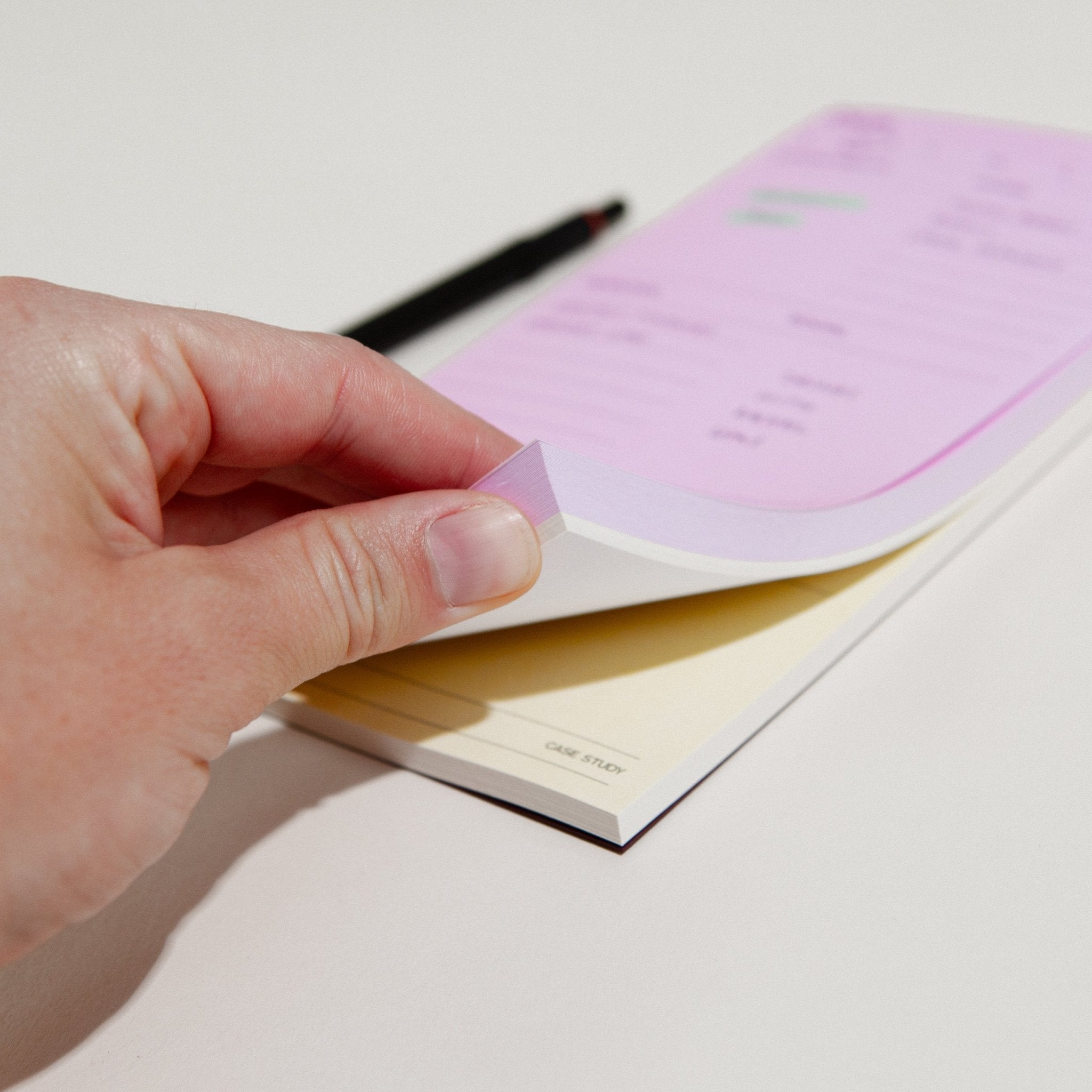 Daily Task Pad - Pink & Yellow - Case Study