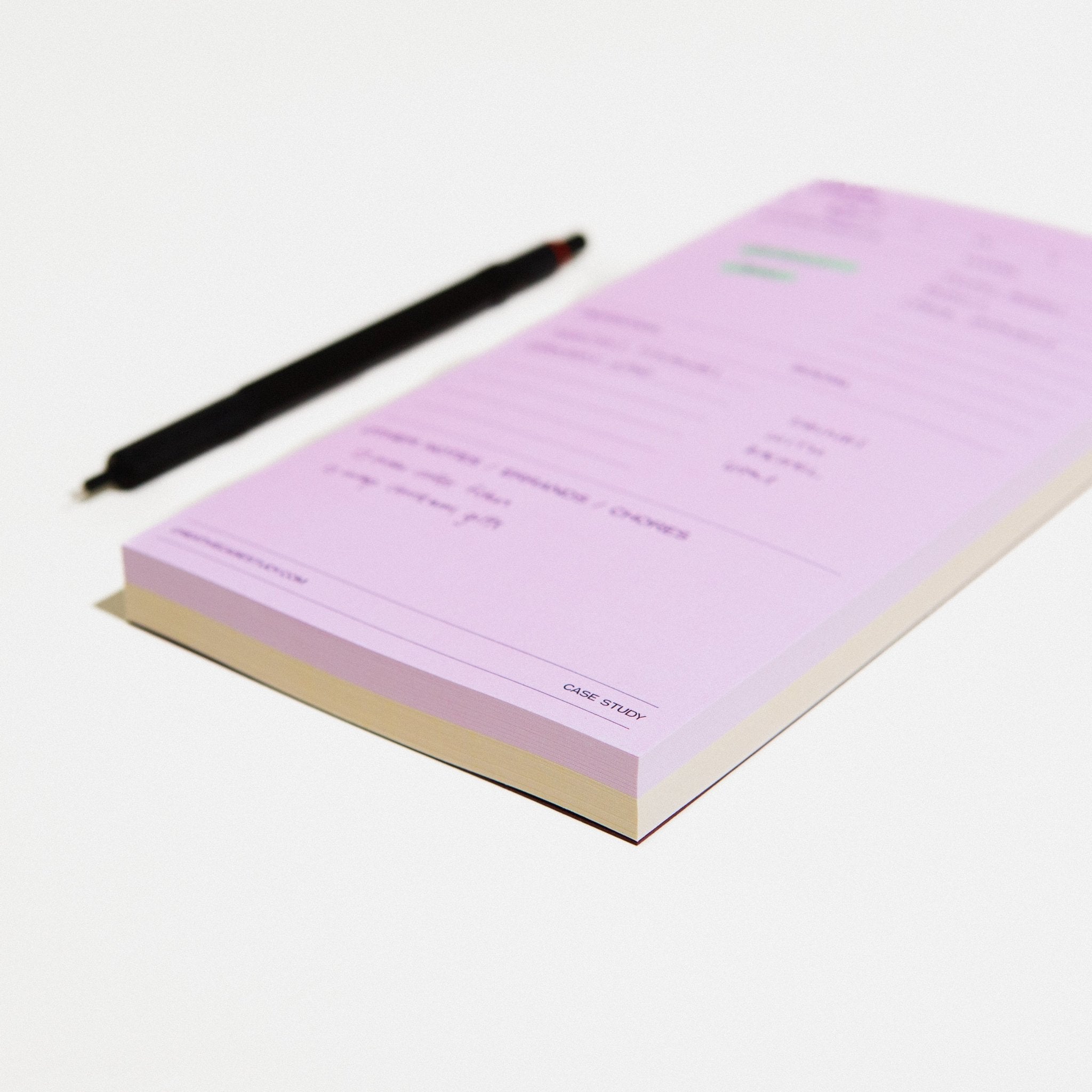Daily Task Pad - Pink & Yellow - Case Study