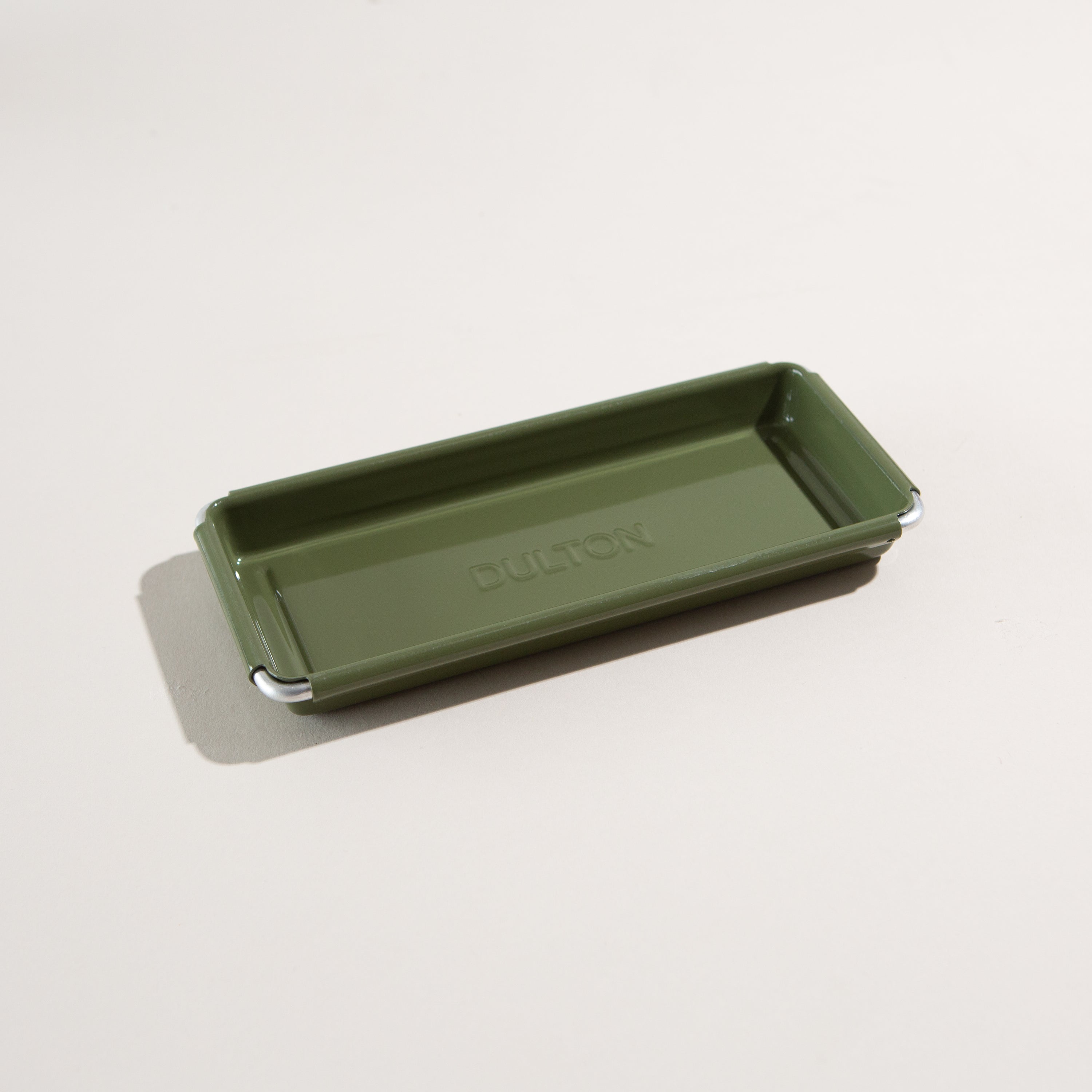 Glossy Steel Desktop Tray