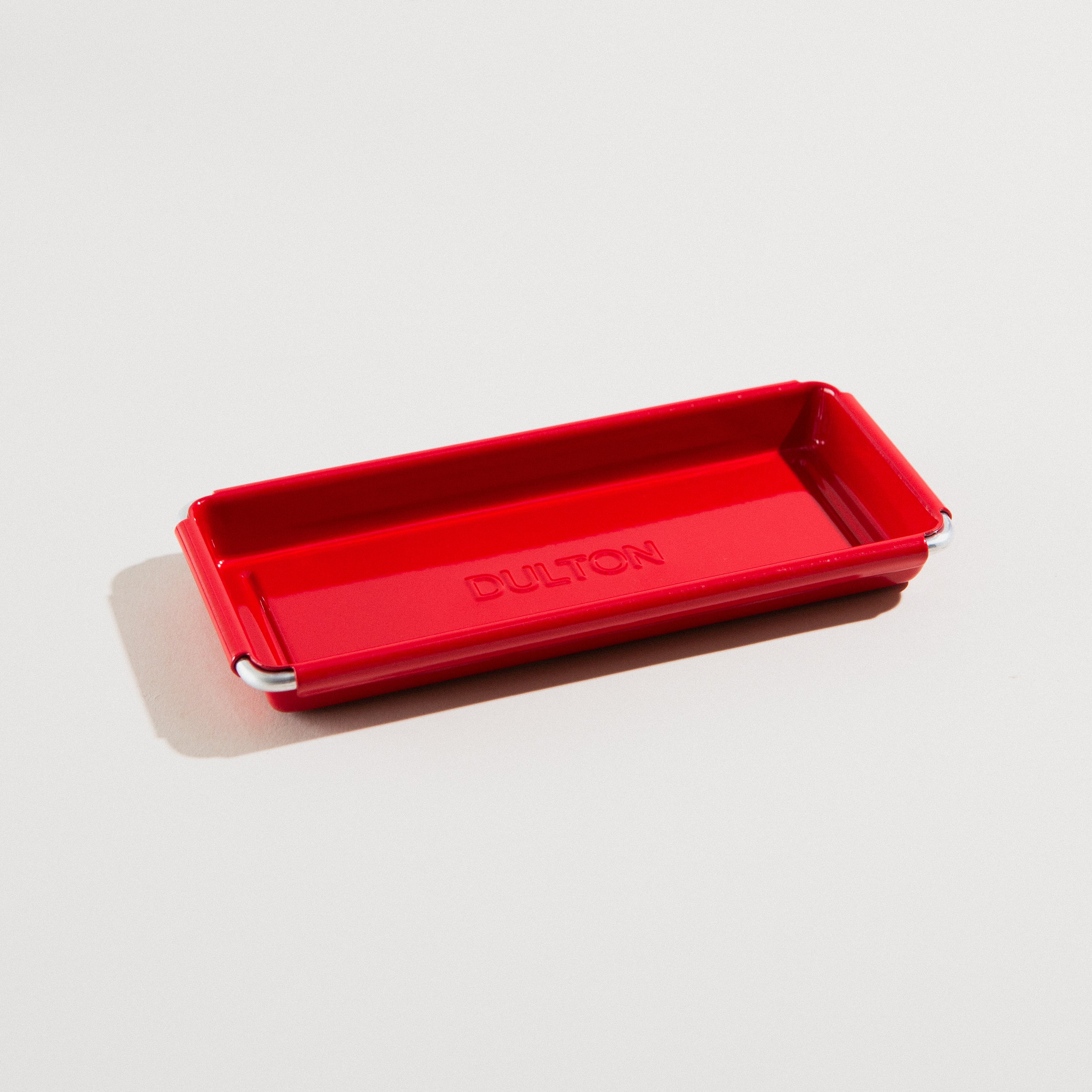Glossy Steel Desktop Tray