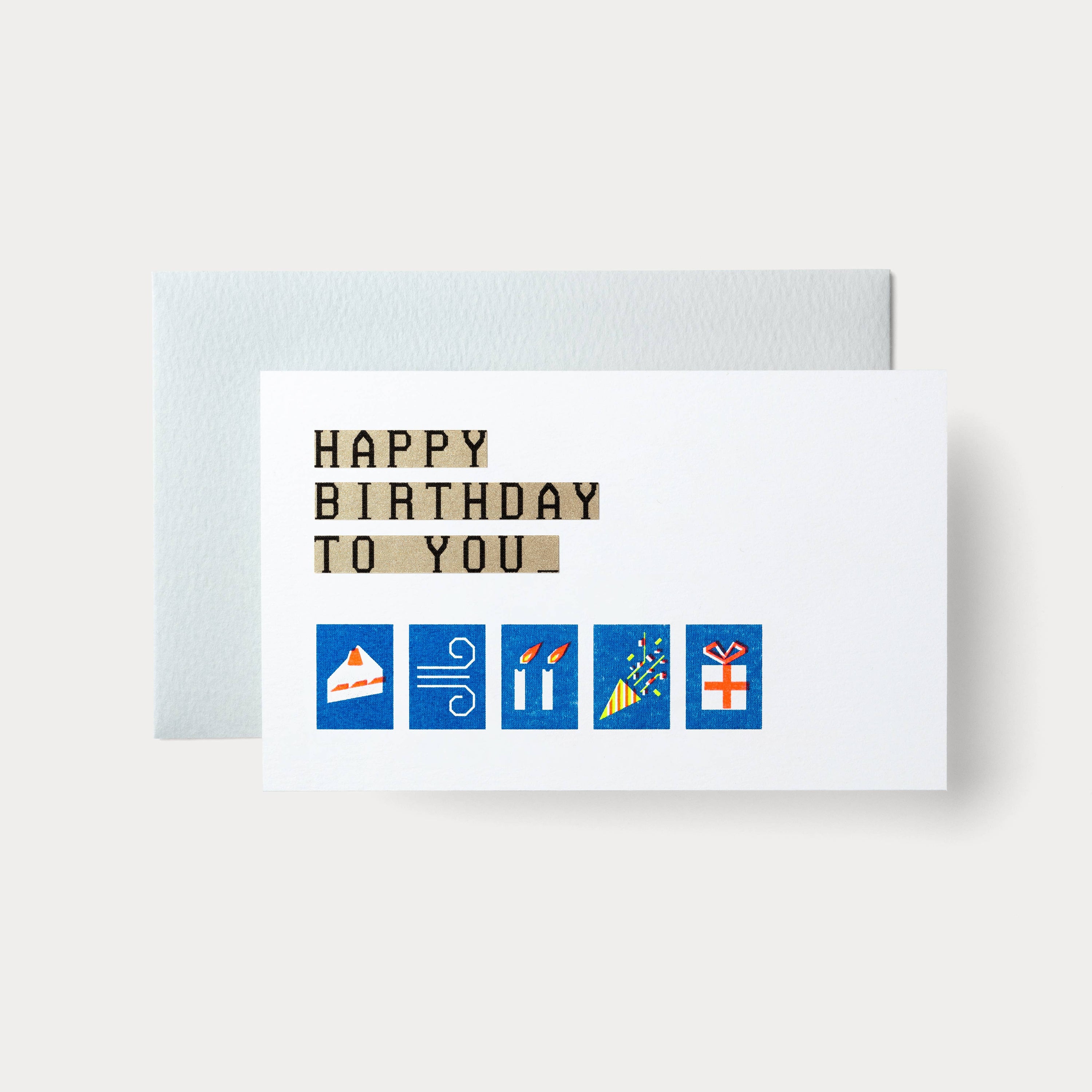 Happy Birthday To You | Risograph Card