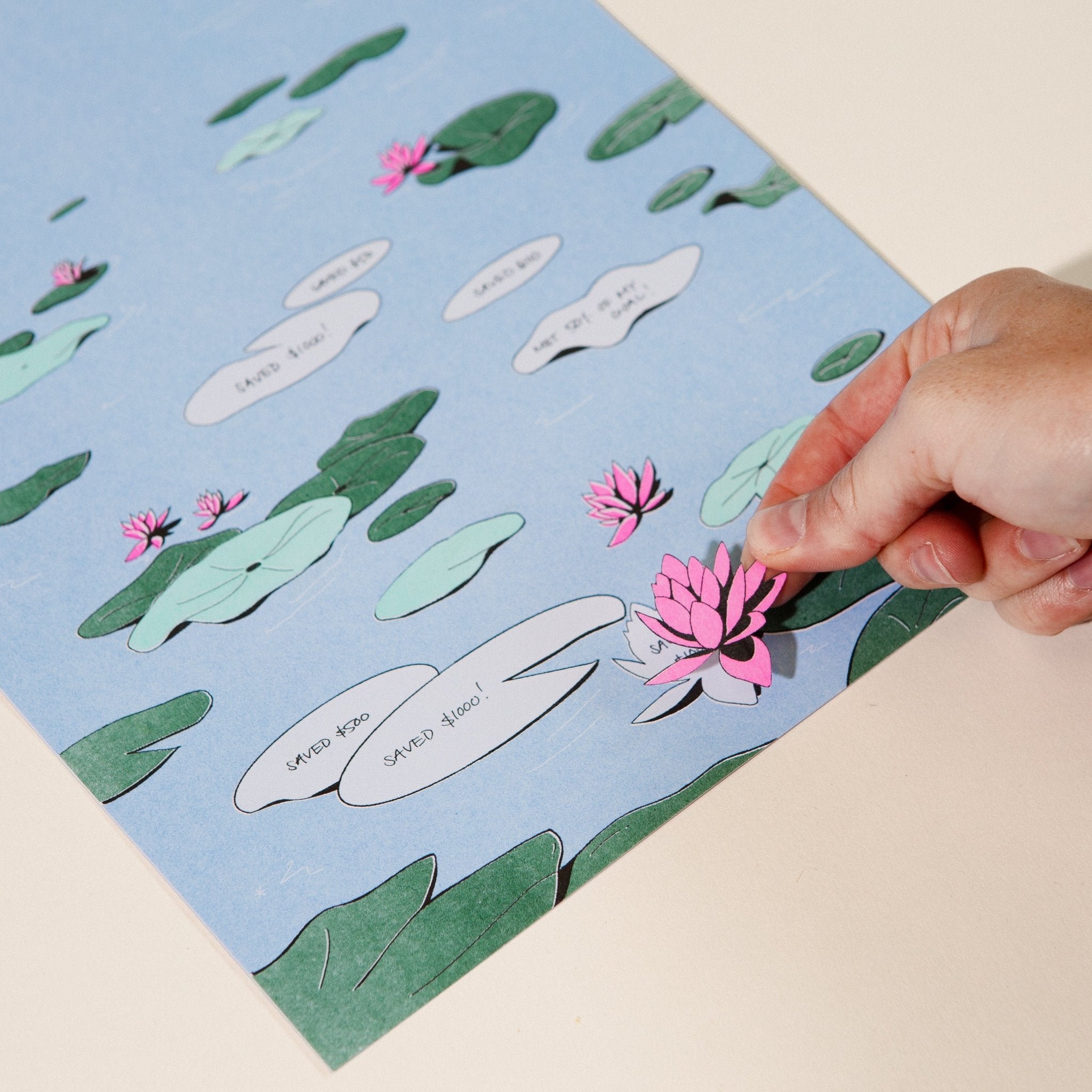 Financial Goal Tracking Kit - Lotus Pond - Case Study