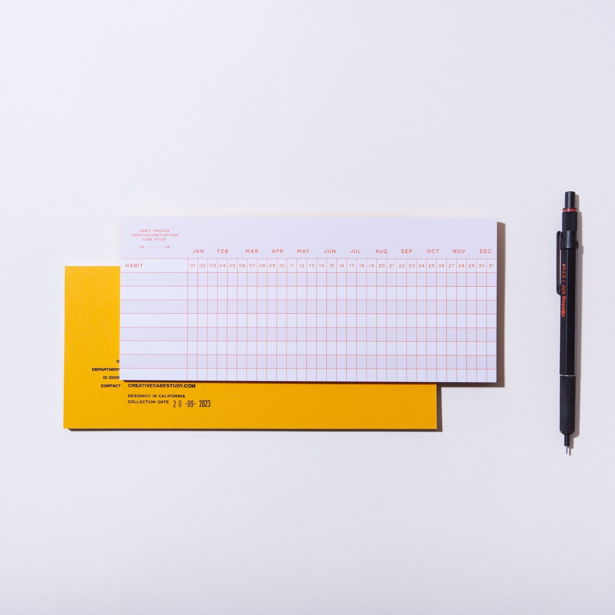 Habit Tracker Notepad - Case Study