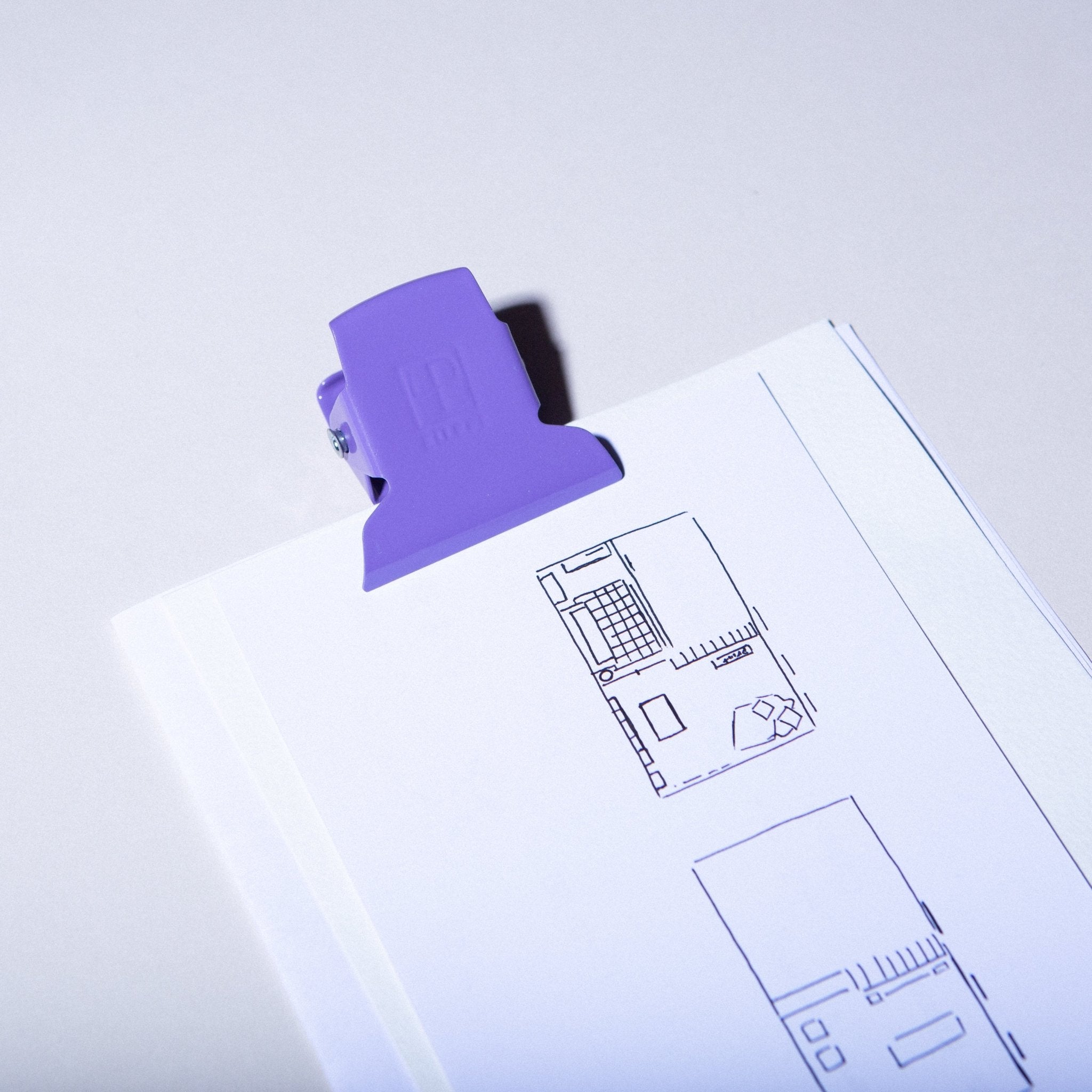 Metal Stationery Clip - Lavender - Case Study