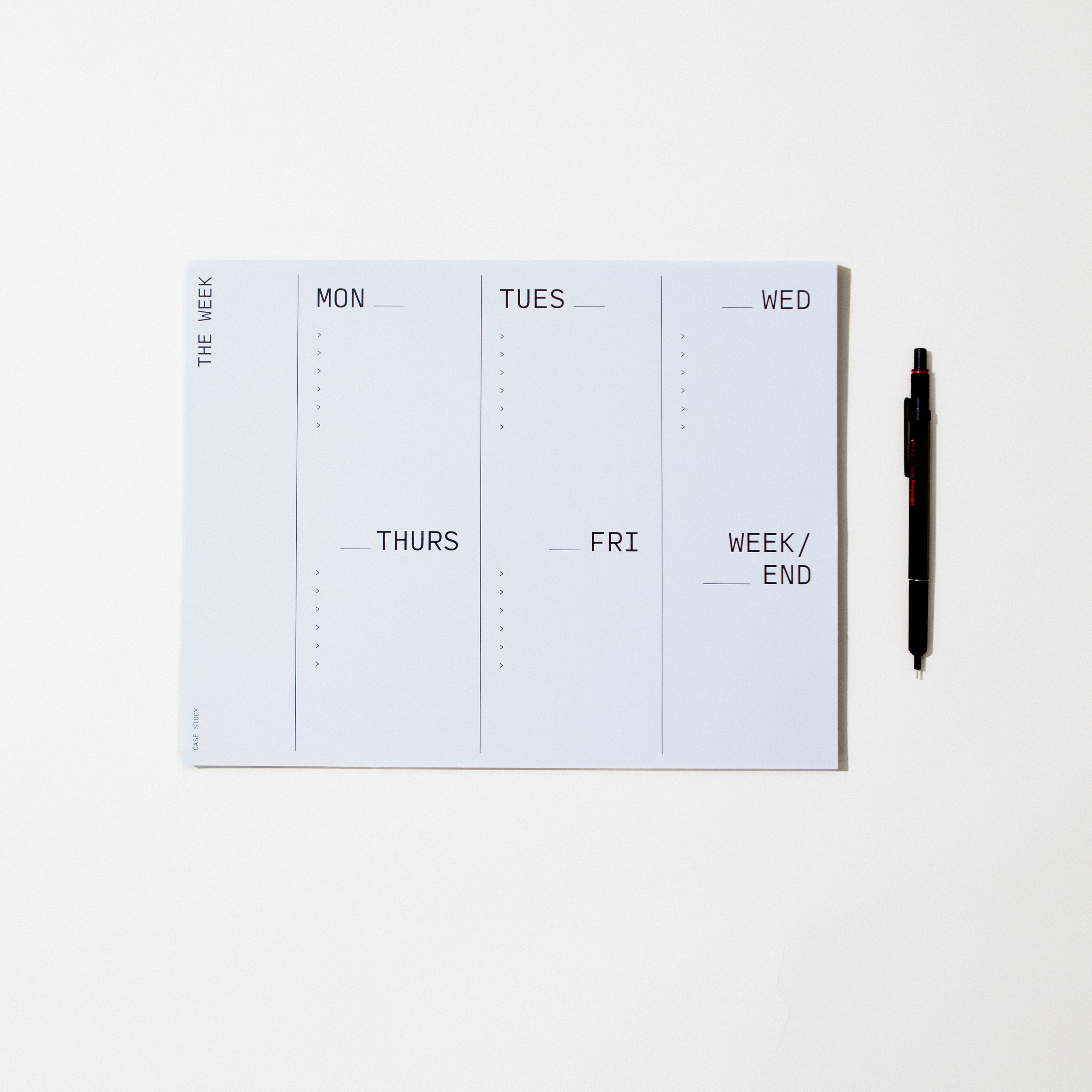 Large Weekly Desk Planner