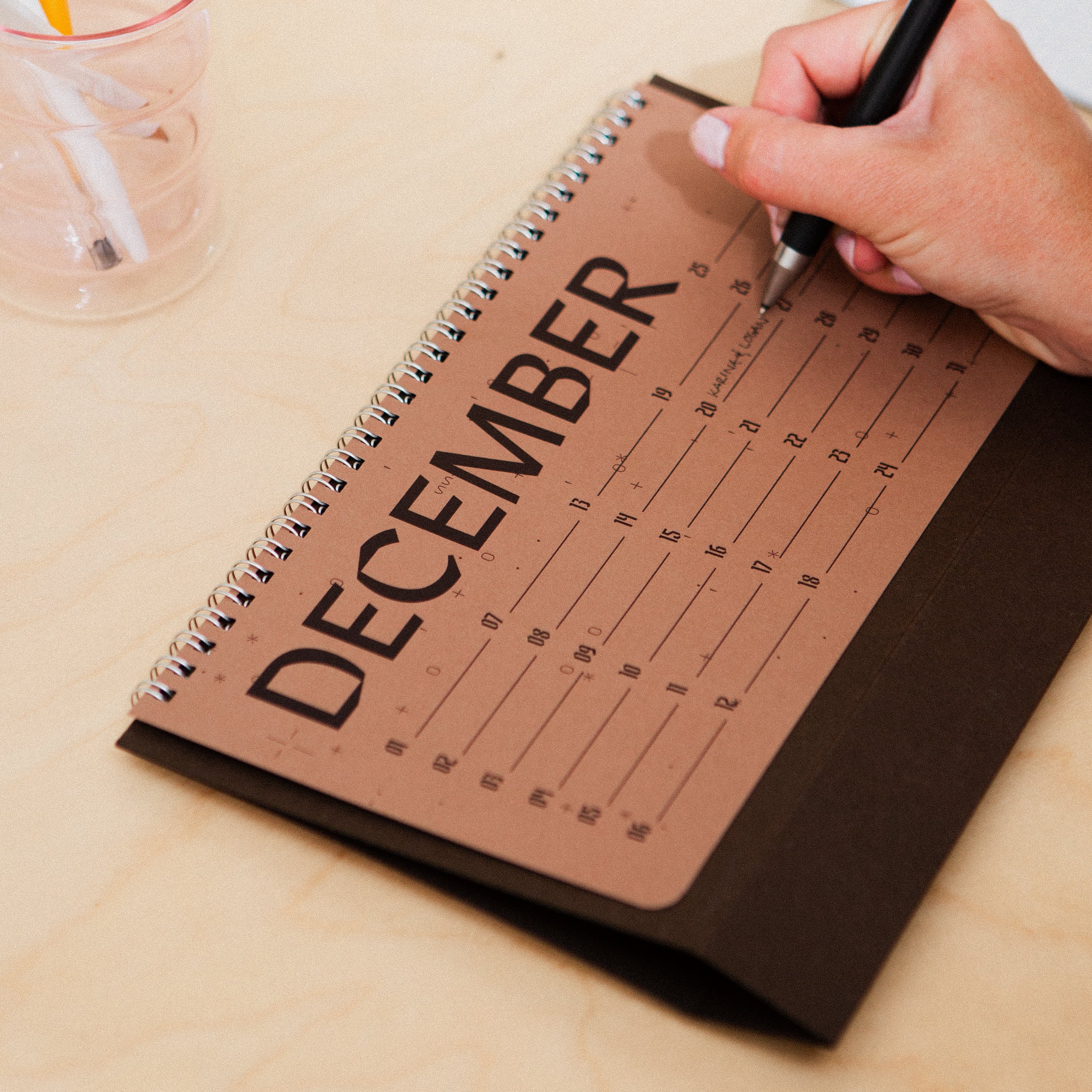 Yearly Celebration Desk Calendar