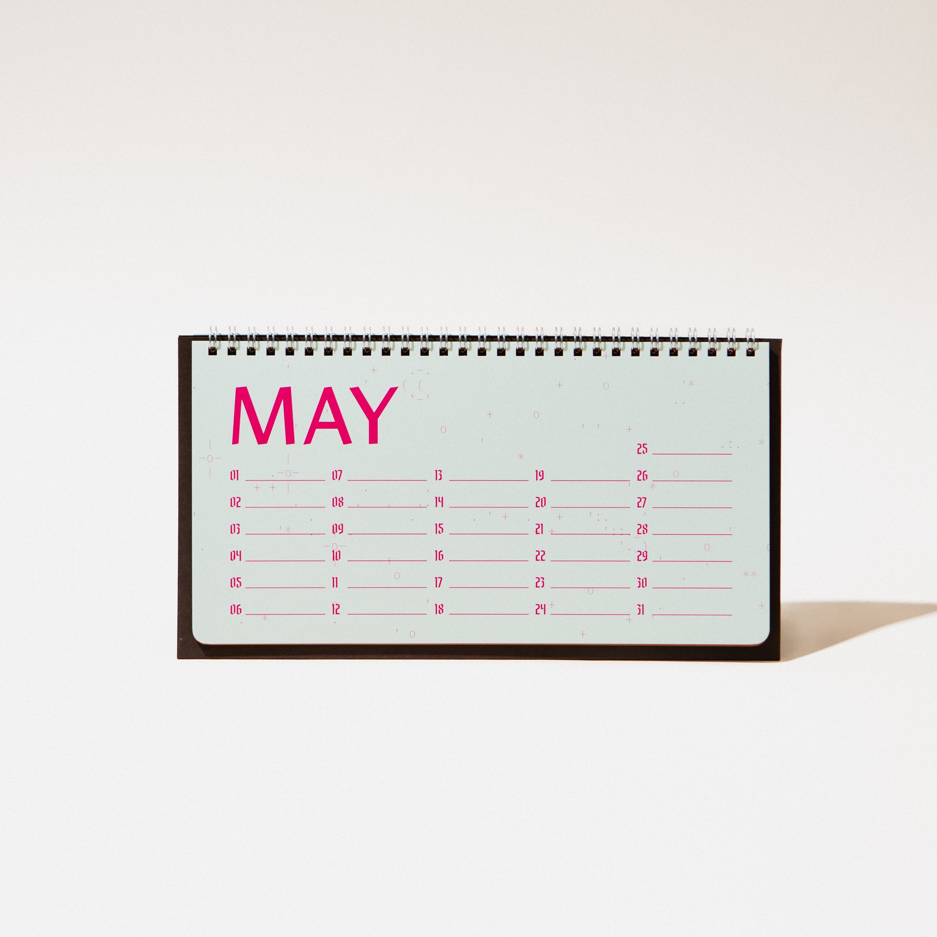 Yearly Celebration Desk Calendar