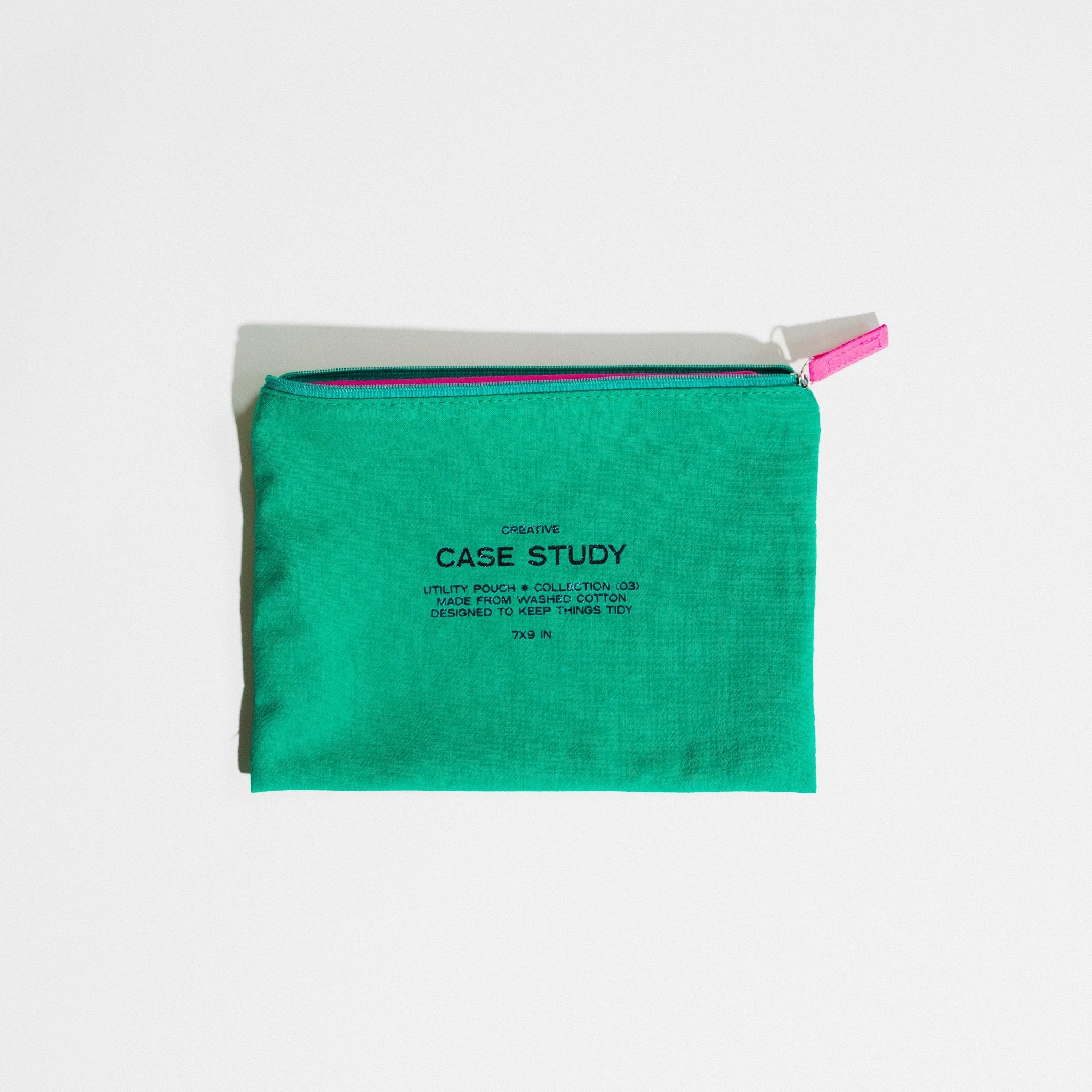 Washed Cotton Zipper Pouch - Case Study