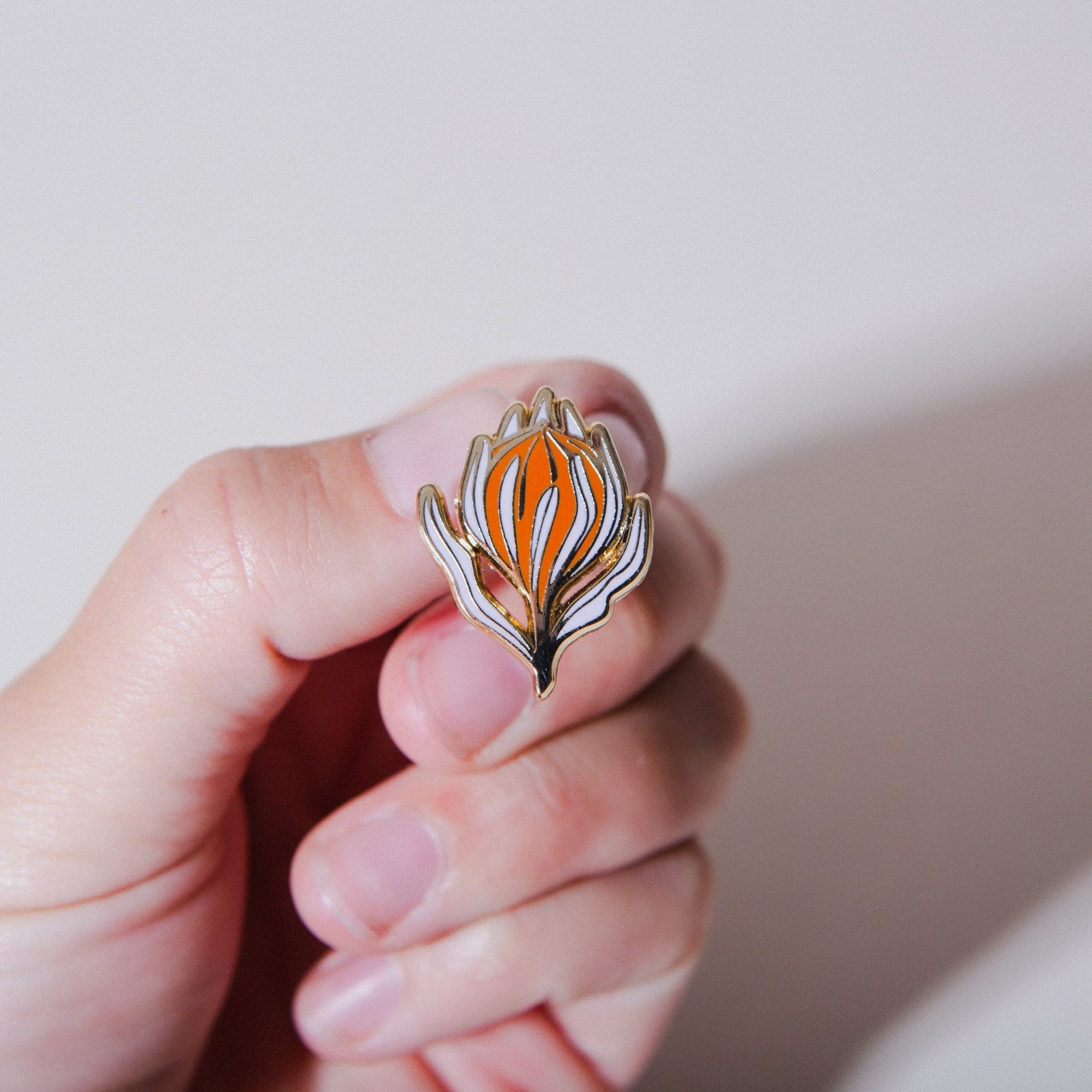 Protea Flower Pin - Case Study