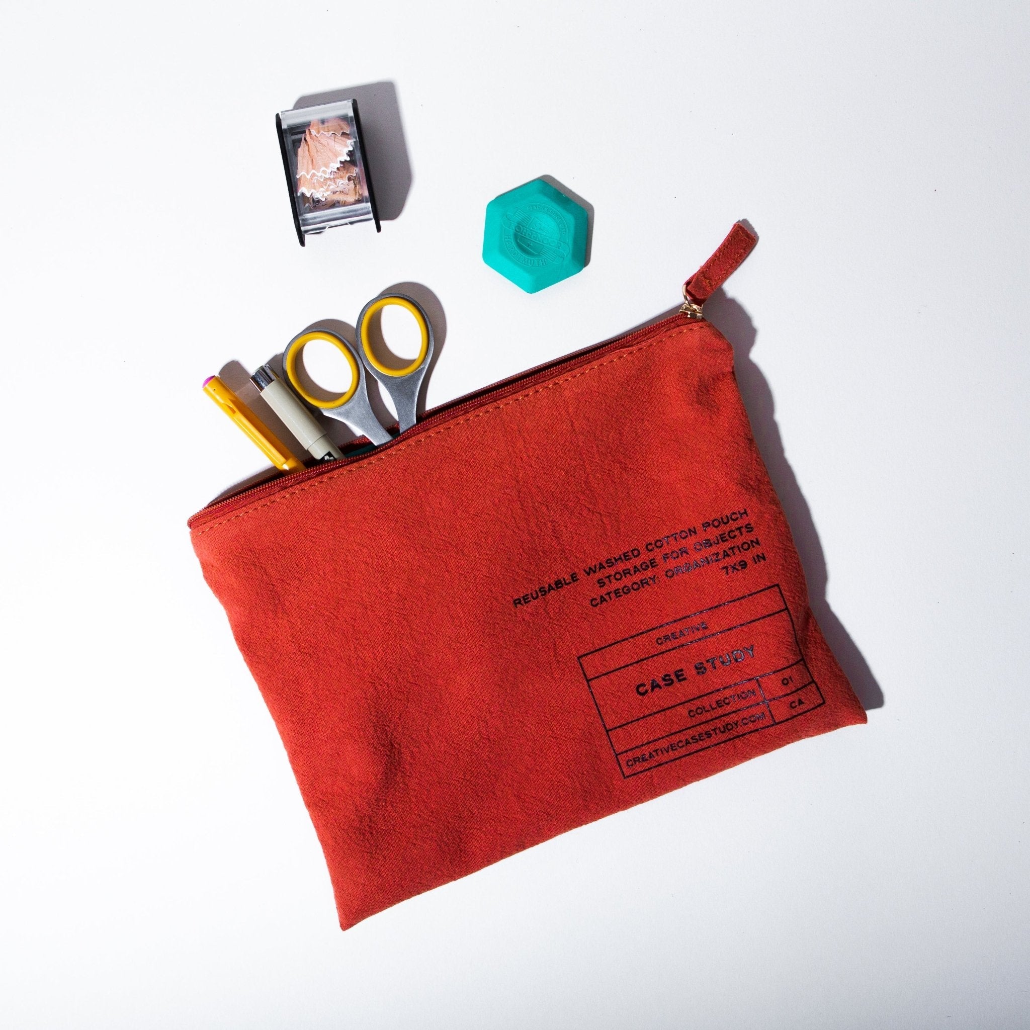 Utility Pouch - Terra Cotta - Case Study